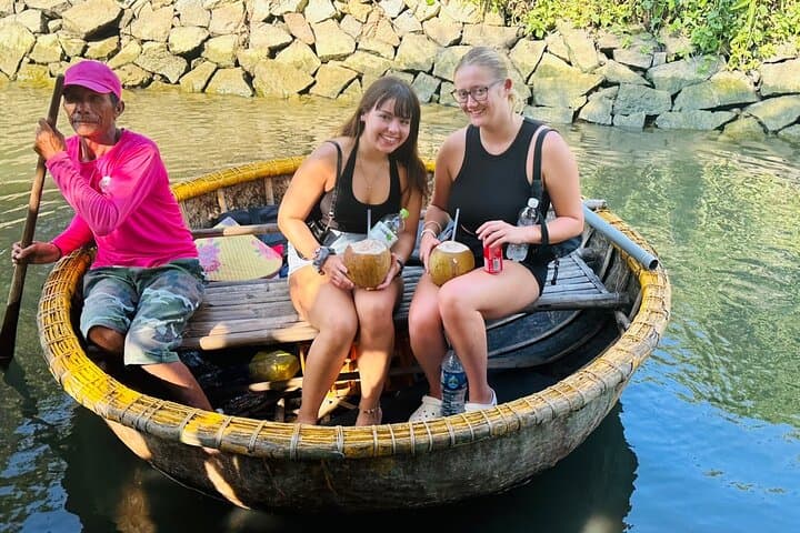 Basket Boat Ride Through Bay Mau Water Coconut Forest — Hoi An Experience