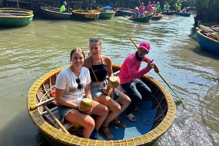 Basket Boat Ride Through Bay Mau Water Coconut Forest — Hoi An Experience photo 6