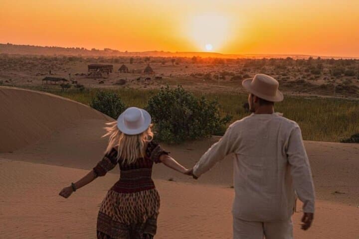 Sunset Camel Safari in Jaisalmer: Half-Day Thar Desert Adventure with Kuldhara Visit photo 1