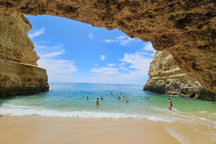 Benagil Cave Tour from Faro: Algarve Coastal Walk to Marinha Beach & Algar Seco photo 4