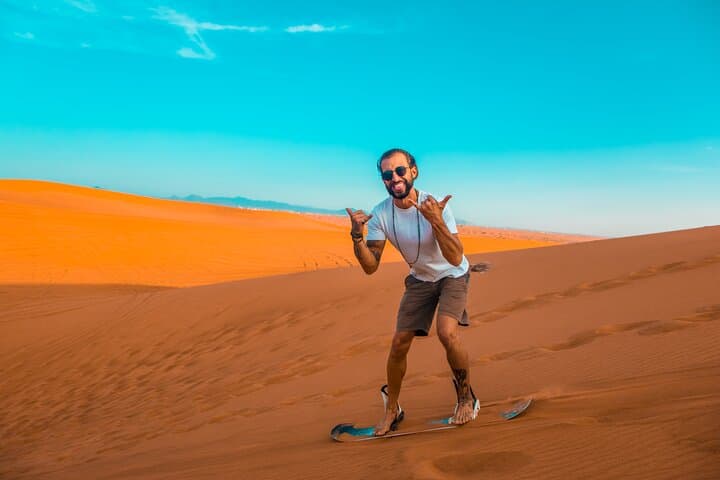 Dubai Red Dunes Quad Biking, Camel Ride & Desert BBQ Experience photo 3