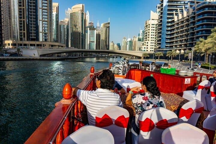Dubai Marina Dhow Dinner Cruise: Sunset Buffet & Tanoura Show photo 3