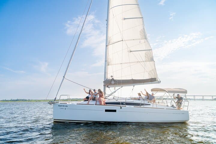 Sunset Sailing in Charleston Harbor: Private BYOB Charter on Esprit de Joy photo 6