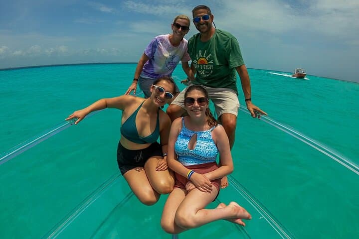 Transparent Crystal Boat Tour: Private Isla Mujeres Reef Cruise photo 6