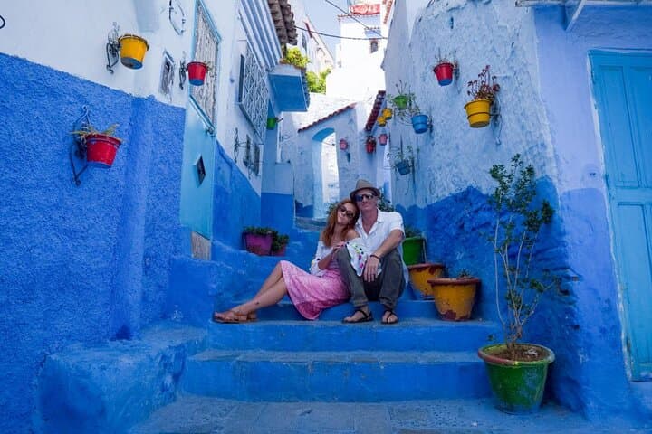 Private Chefchaouen and Akchour Waterfalls Day Trip from Tangier — Blue Medina to Rif Cascades