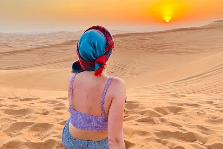 Sunset Dune Buggy Adventure in Dubai: Sandboarding, Camel Ride & Sunset Photos photo 6