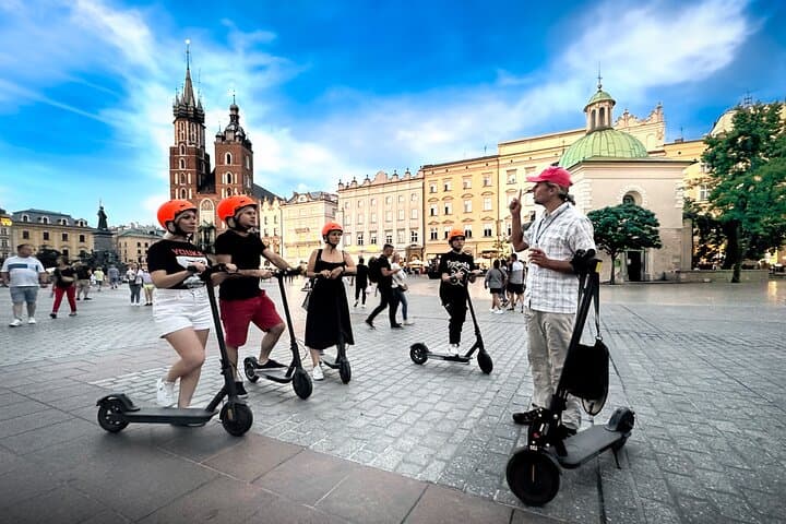Krakow Electric Scooter Tour — Old Town & Jewish Quarter 3-Hour Guided Ride photo 2