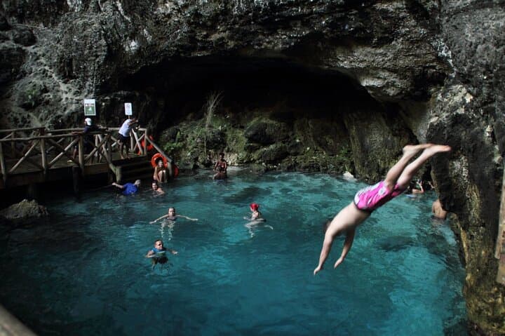 One-Day Adventure: Zipline, Cave Swim & Buggies from Punta Cana to Macao Beach