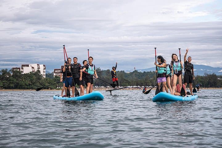 mega-8-person-stand-up-paddleboard-rental-tanjung-aru-kota-kinabalu photo 3