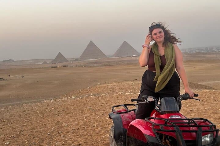 Full-Day Giza Adventure: Pyramids, ATV Ride, Felucca Sail & Khan el-Khalili photo 4