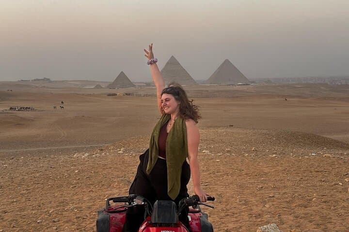 Quad Biking the Giza Desert: High-Speed Views of the Pyramids