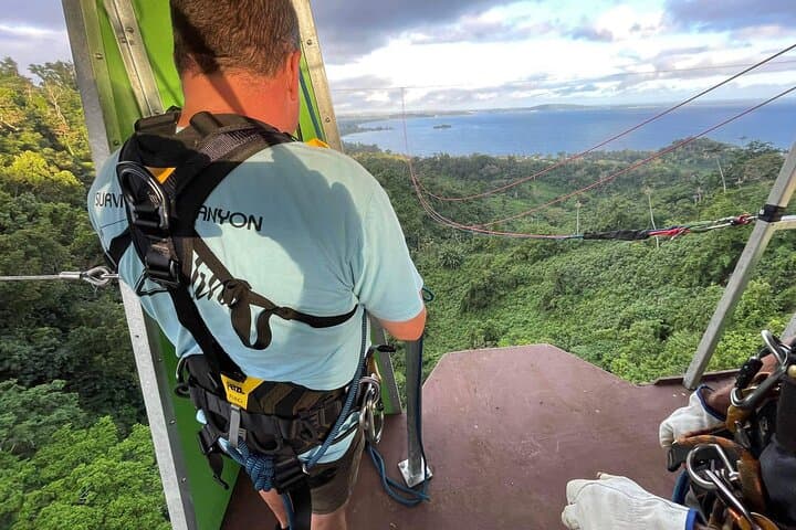 Giant Canyon Swing in Vanuatu — 70m Canyon Drop & Skybridge Adventure with Transfers photo 6