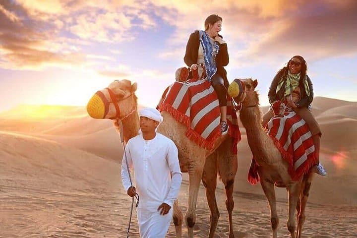 Morning Dubai Desert Safari: Private 4x4 Dune Bashing, Sandboarding & Camel Ride photo 3