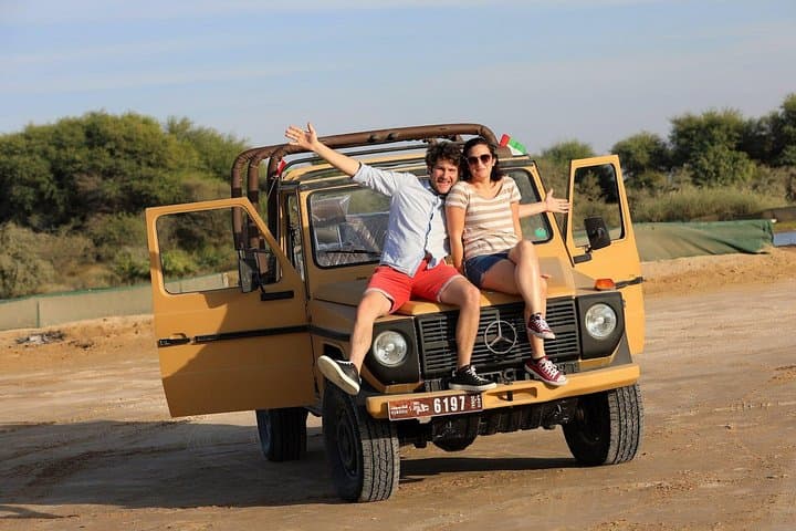 Private Evening Heritage Safari in Al Marmoom — Vintage G-Class & Bedouin Dinner photo 6