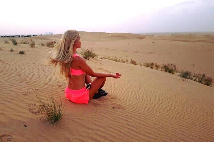 Private Morning Desert Safari in a Vintage Mercedes G-Class at Al Marmoom Oasis photo 5