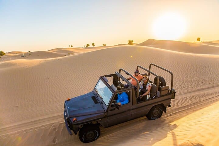 Private Morning Desert Safari in a Vintage Mercedes G-Class at Al Marmoom Oasis photo 2