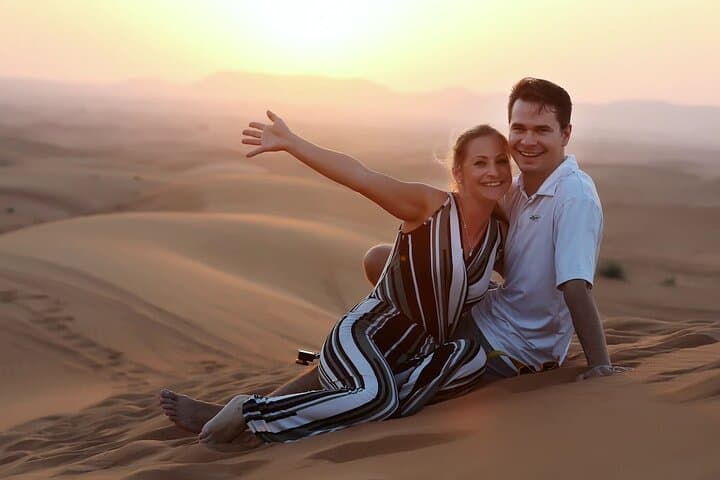 Private Morning Desert Safari in a Vintage Mercedes G-Class at Al Marmoom Oasis photo 6