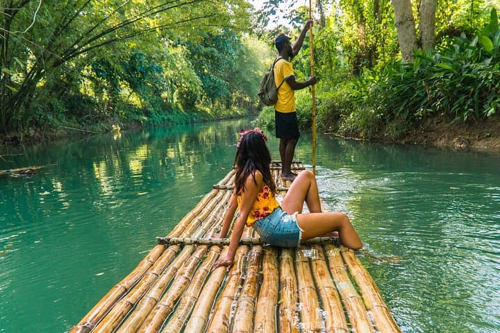 Glide the Great River: Private Bamboo Rafting from Montego Bay, Jamaica