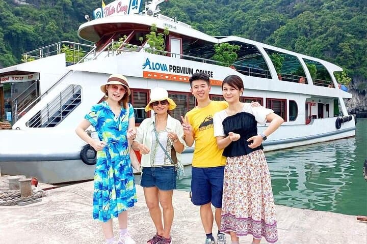 Halong Bay in a Day: Alova Premium Cruise with Kayaking & Buffet Lunch