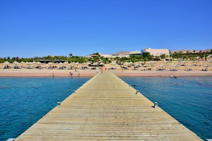 Private Beach Access, Barbecue Lunch & Glass-Bottom Boat in Aqaba