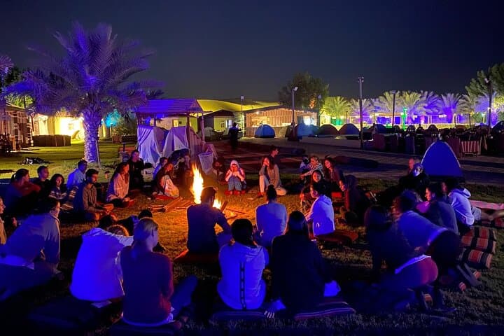 Overnight Desert Safari Dubai: Dune Bashing, Campfire & Starry Sleep