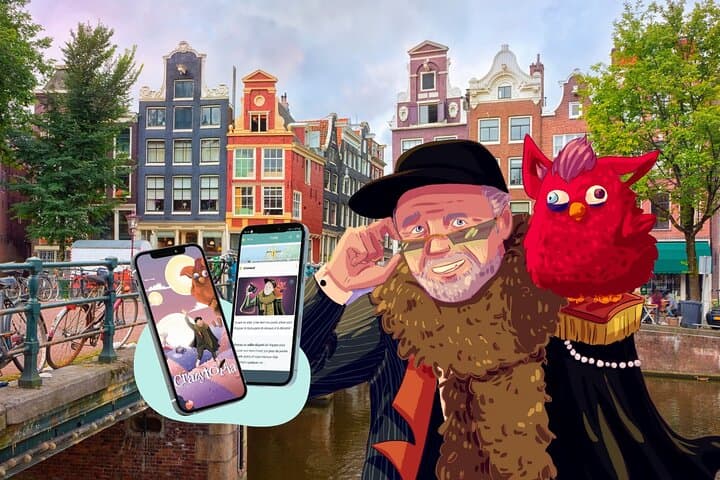 Crazytopia urban escape game in Amsterdam: app-led city adventure and puzzle tour
