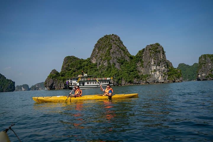Cong Cruise: Full-Day Halong Bay — Sung Sot Cave, Kayaking & Ti Top Views photo 3