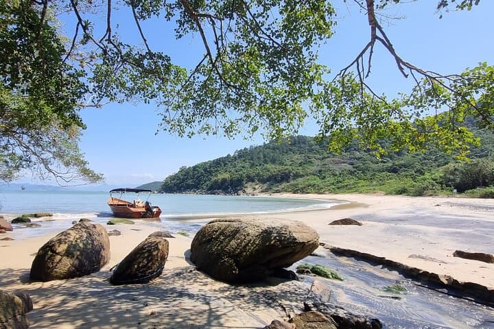 Zimbros Ecological Boat Tour — 10 Deserted Beaches & Waterfall Trail in Bombinhas