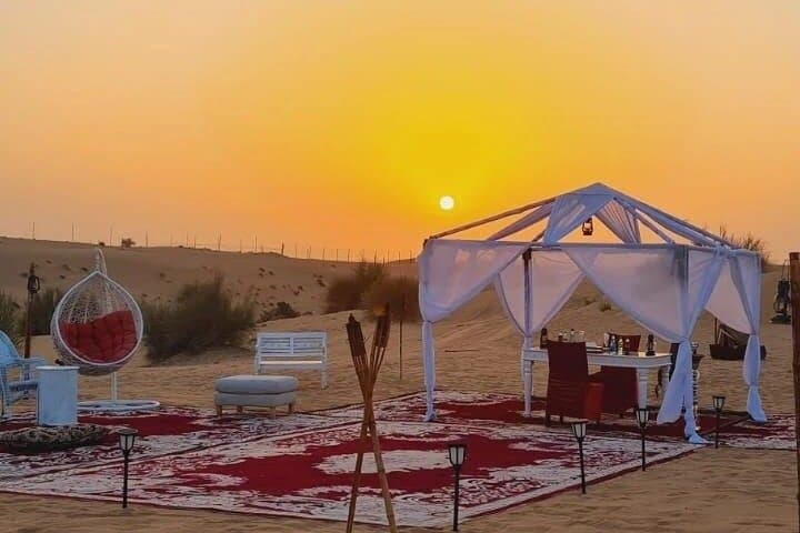 Dubai Private Desert Safari: Dune Bashing, Camel Ride & Private Dinner