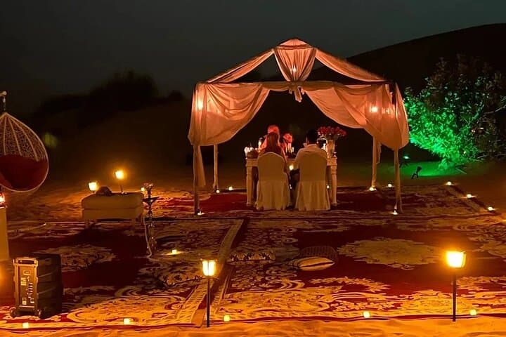 Dubai Private Desert Safari: Dune Bashing, Camel Ride & Private Dinner photo 2
