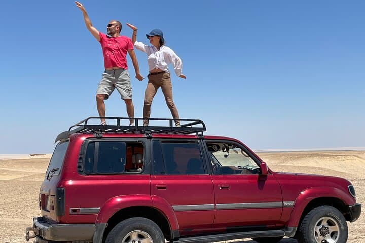 Explore El Fayoum Oasis: Wadi Hitan, Waterfalls & Medinet Madi Day Tour from Cairo