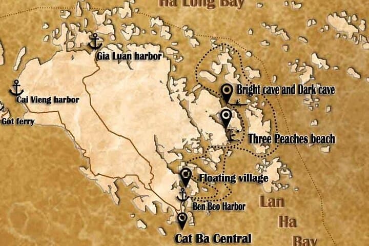 Lan Ha Bay Kayaking Day Trip from Hanoi — Cat Ba Island Arches & Ba Trai Dao Beach photo 4