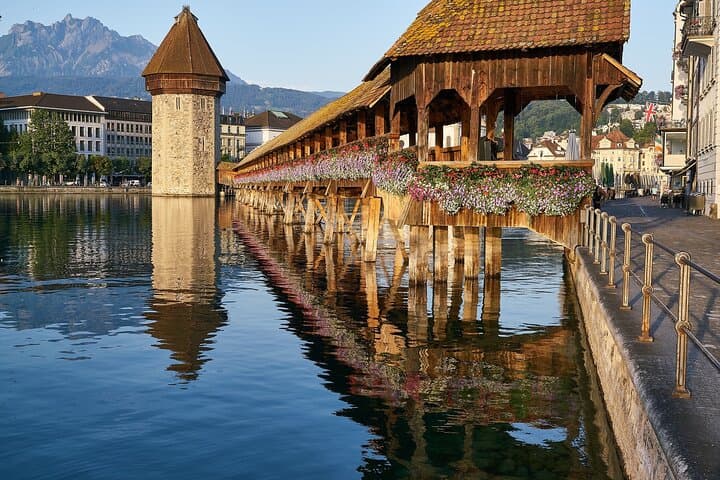 Lucerne Old Town Walking Tour — Chapel Bridge, Lion Monument & Lake Promenade photo 1