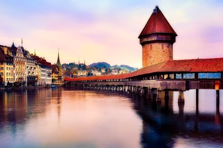 Lucerne Old Town Walking Tour — Chapel Bridge, Lion Monument & Lake Promenade photo 4
