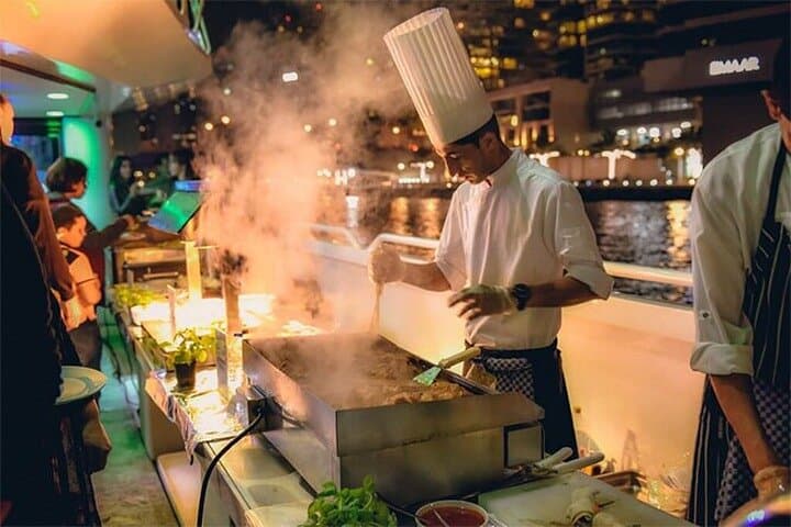 Dubai Mega Yacht Dinner Cruise: 7-Star Buffet & Sunset Marina Tour photo 5