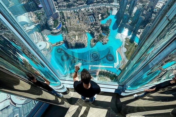 Burj Khalifa 124 & 125 + Dubai Frame: Skyline Combo with Private Transfer