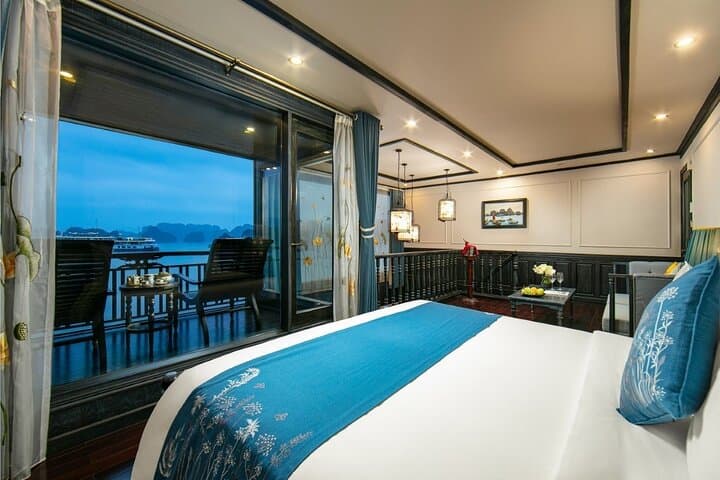 3-Day Luxury Halong & Lan Ha Bay Cruise with Private Balcony Cabin