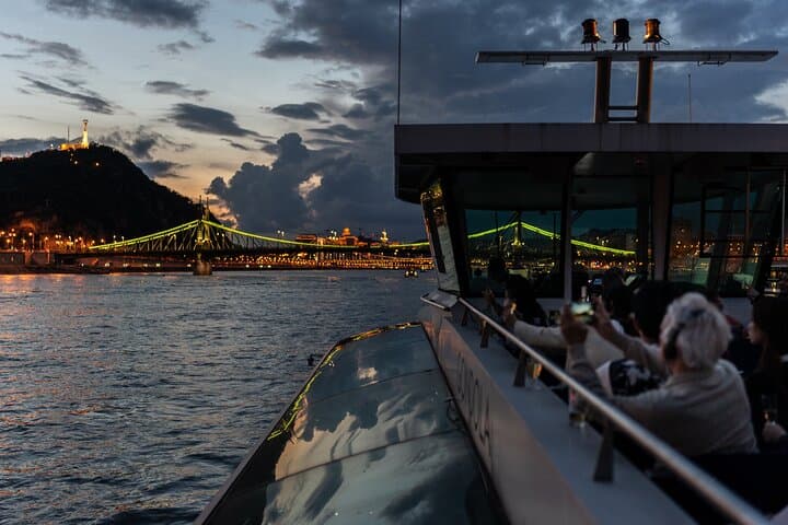 Budapest Danube Night Cruise: 1-Hour Illuminated Sights with Welcome Drink photo 5