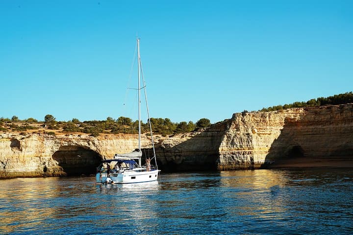 Algarve 7-Hour Sailboat Cruise from Portimão — Caves, Cliffs & Swim Stops photo 1