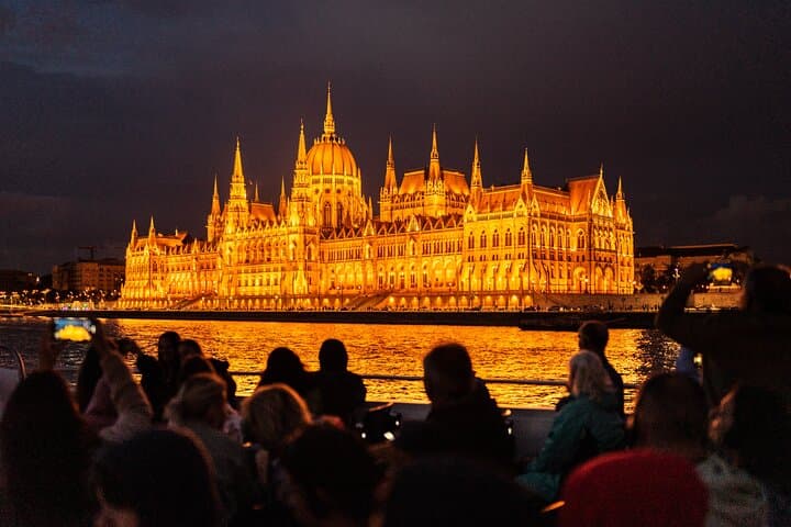 Budapest Danube Night Cruise: 1-Hour Illuminated Sights with Welcome Drink photo 6