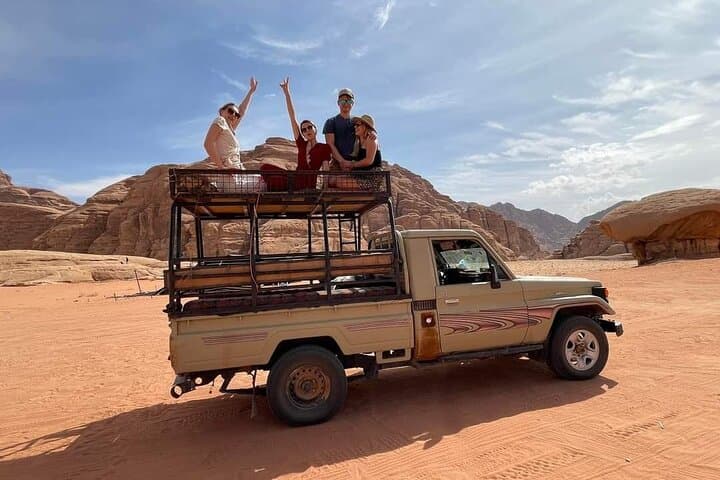 Wadi Rum Full-Day Jeep & Camel Tour — Dunes, Canyons & Bedouin Lunch photo 6