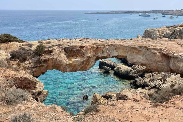 Cape Greko Guided Day Trip from Larnaca: Sea Caves, Bridge of Love & Coastal Walks
