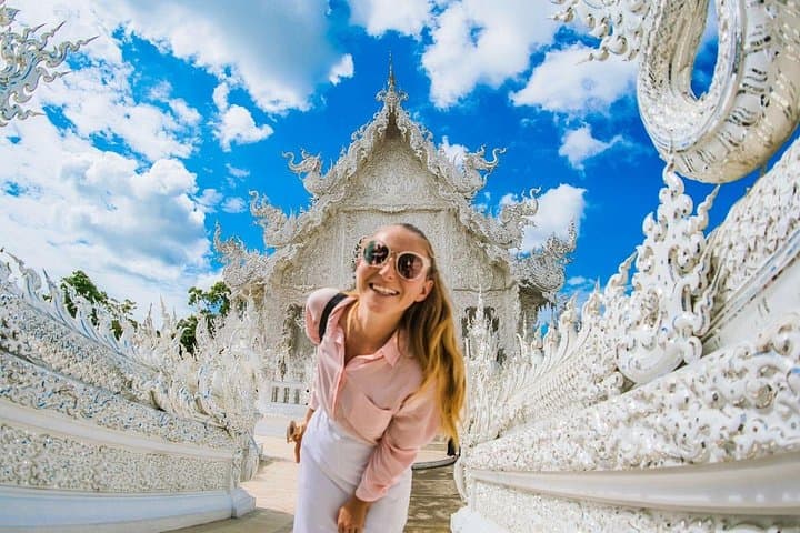 Chiang Rai White Temple, Blue Temple & Hill Tribe Village Day Tour