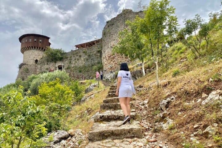 Pellumbas Cave & Petrela Castle Day Hike from Tirana — Karst Caves and Medieval Views