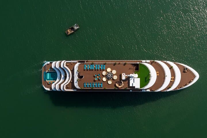 Capella Cruise: 2-Day Halong Bay & Lan Ha Bay Luxury Explorer from Hanoi