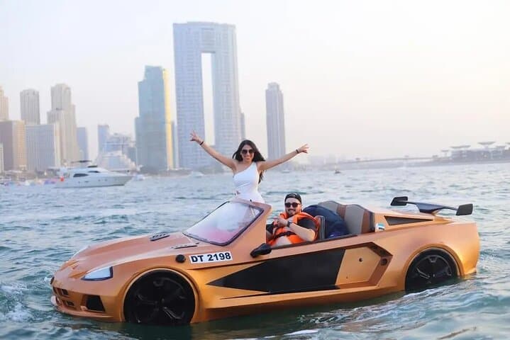 Dubai Jet Car Ride: 4-Person High-Speed Water Adventure with Private Transfers photo 2