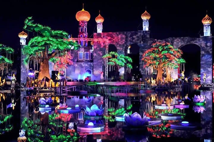 Dubai Frame, Garden Glow & Dinosaur Park Self-Guided Tour with Private Transfer