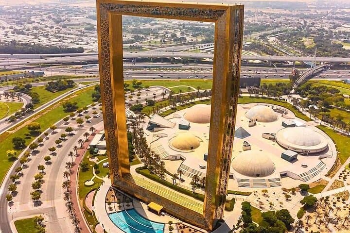 Dubai Frame, Garden Glow & Dinosaur Park Self-Guided Tour with Private Transfer photo 3