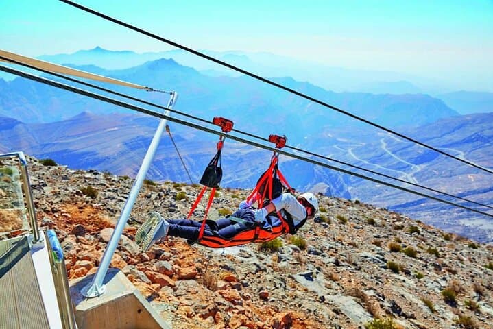 Soar Jebel Jais: World's Longest Zipline from Dubai (2.83 km) photo 2