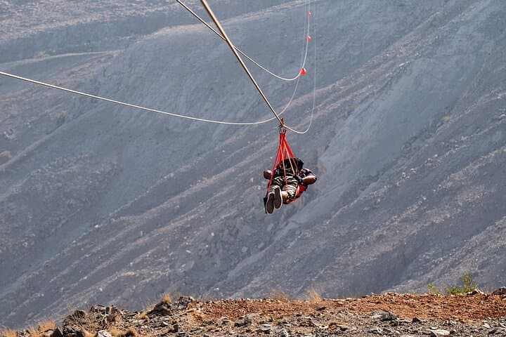 Soar Jebel Jais: World's Longest Zipline from Dubai (2.83 km) photo 4